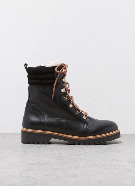 Heidi Black Hiking Boots