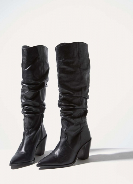 Blake Black Leather Boots